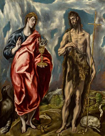 John the Baptist and Saint John the Evangelist El Greco